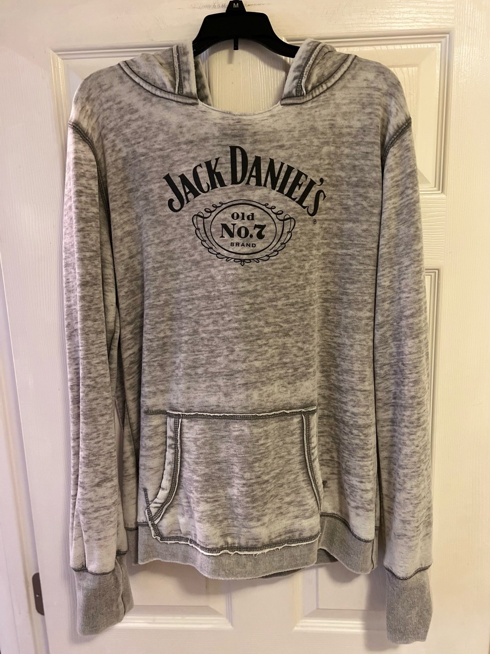 Jack Daniels Gray Hoodie Purchased at JD Distillery in Nashville - XXL